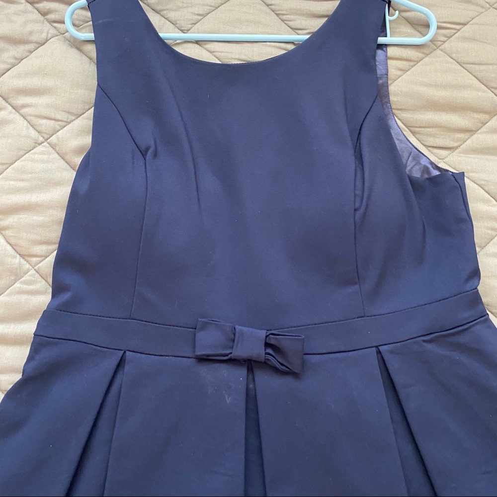 NWOT Formal Navy Blue Dress - Picture 2 of 4